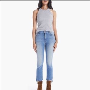 Mother The Insider Crop Step Fray in Shoot to Thrill